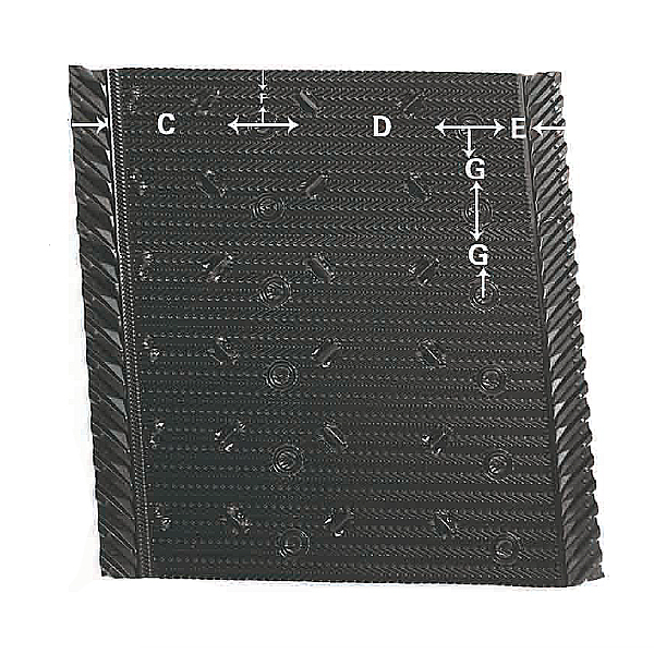 Dijual Pengisi Menara Pendingin Cross Flow - PT